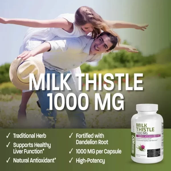 Bulk Dietary Supplement, Milk Thistle Capsule Supplements-1