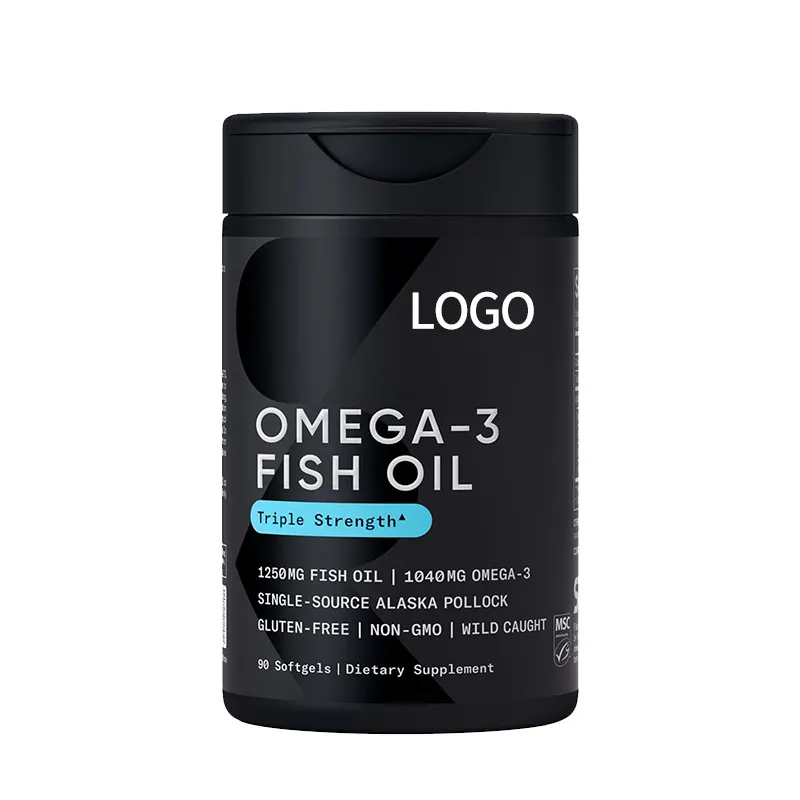 Bulk Fish Oil Capsules, Omega 3 Fish Oil Private Label Softgels-1