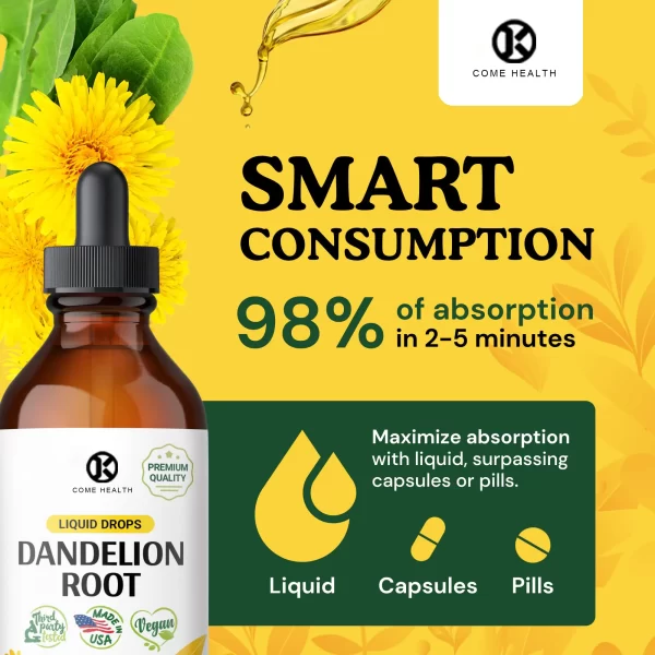 Bulk Liquid Herbal Extracts, Clear Label Dandelion Root Drops-3