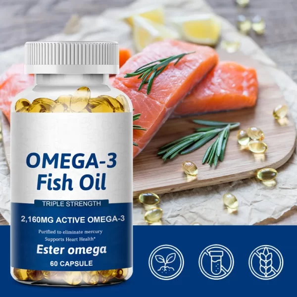 Bulk Omega 3 Fish Oil Capsules, Private Label Softgels-2