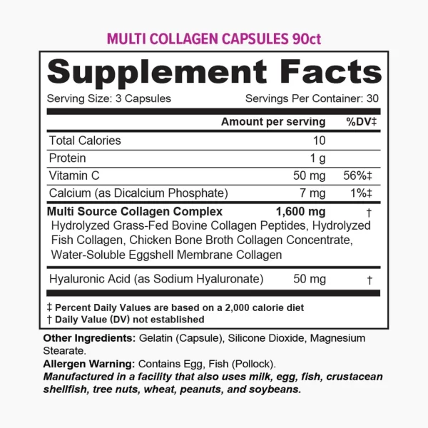 Capsule Collagen Supplement Manufacturing, Bulk Collagen Capsules-4