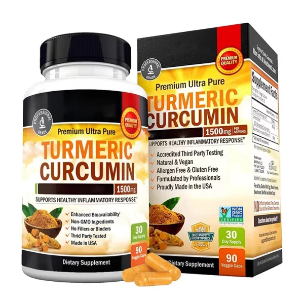 Private Label Bulk Supplements Curcumin Capsules, Health Supplements-4