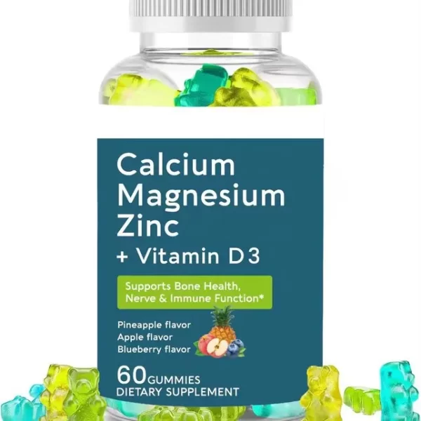 Private Label Gummy Supplements, Calcium Magnesium Zinc-2