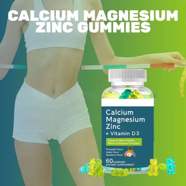 Private Label Gummy Supplements, Calcium Magnesium Zinc-3