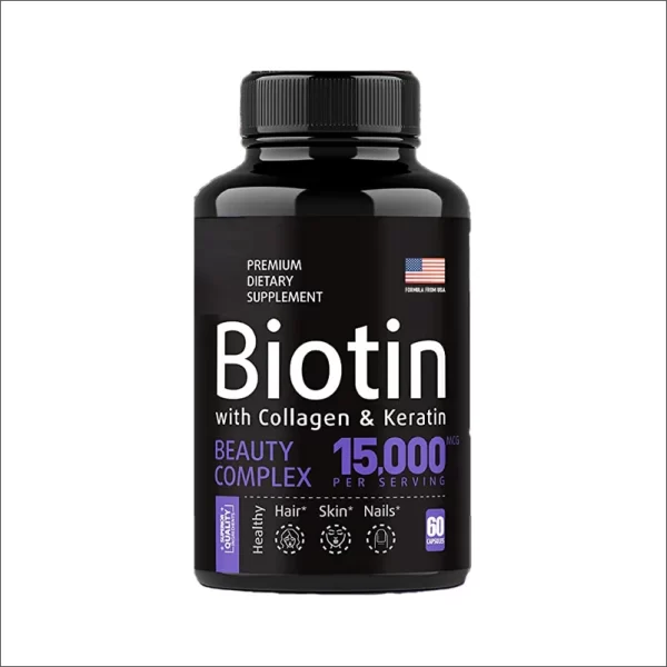 Private Label Hair Skin And Nail Supplements Biotin Capsule-5