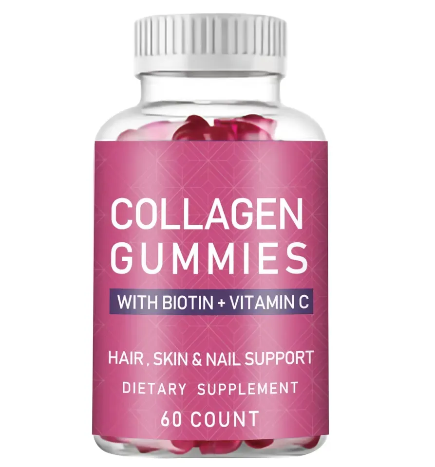 Private Label Hair Skin Nail Vitamins, Bulk Collagen Gummy-1