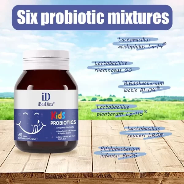 iBesDina Private Label Probiotics Tablets For Digestive Health-7