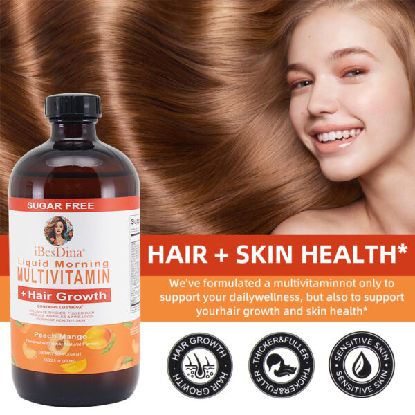 iBesDina Private Label Liquid Multivitamins For Hair Growth-2