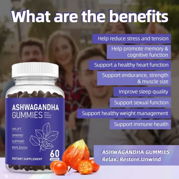 White Label Supplement Ashwagandha Gummies Wholesale-2