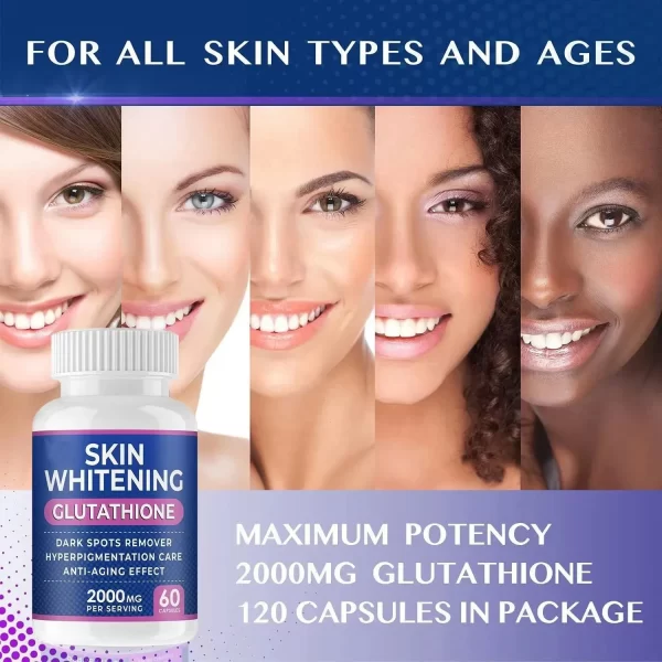 Private Label Skin Whitening Capsules With Glutathione Bulk-4